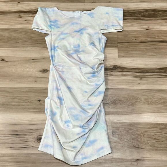 NEW Talulah To Fly Away Hand Painted Floral Watercolor  Dress Women’s Small - Picture 1 of 4